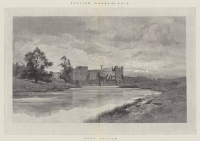 Raby Castle by Charles Auguste Loye
